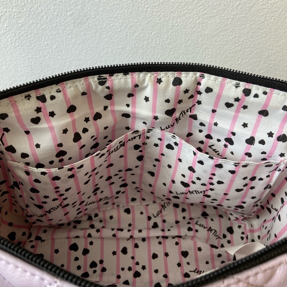 Betsey Johnson Lavender Quilted Crossbody Bag - Picture 8 of 10